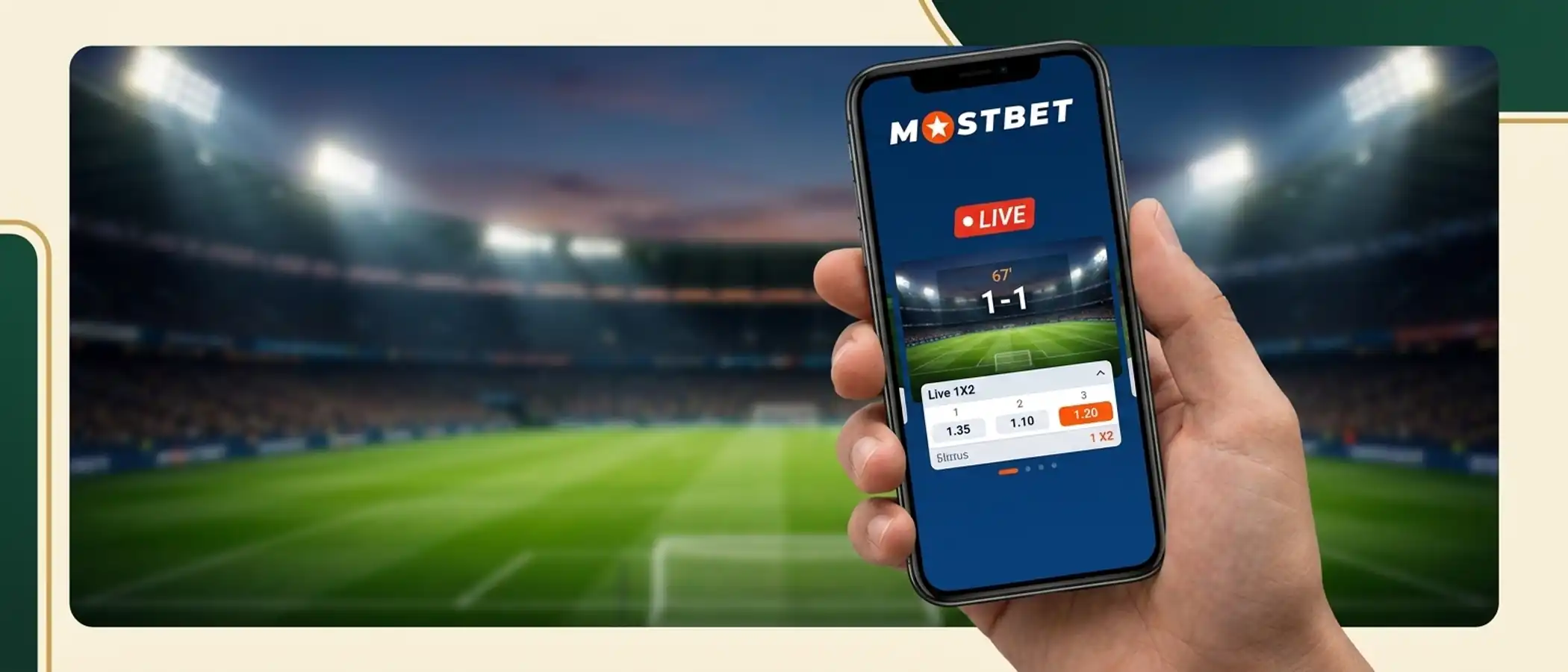 Mostbet live (jonli) tikish — real-vaqt kefitsientlar